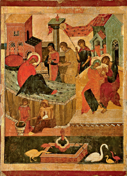 Рождество Богородицы. Конец XVI в. ПГОИАХМЗ, 1619