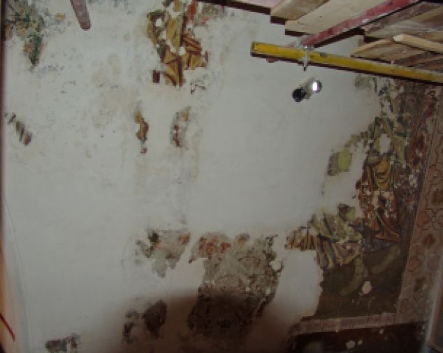 2. Морской собор в Кронштадте Композиция «Уверение святого апостола Фомы» до воссоздания. Фрагмент 2. Морской собор в Кронштадте Композиция «Уверение святого апостола Фомы» до воссоздания. Фрагмент