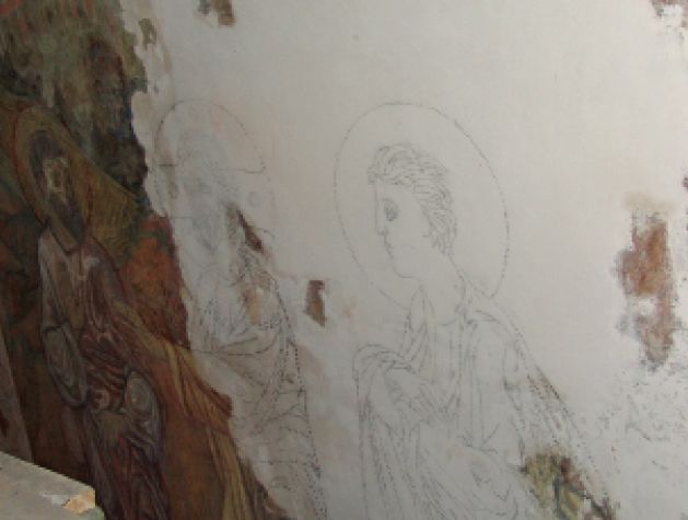 3. Морской собор в Кронштадте Композиция «Встреча на пути в Эммаус» в процессе воссоздания 3. Морской собор в Кронштадте Композиция «Встреча на пути в Эммаус» в процессе воссоздания