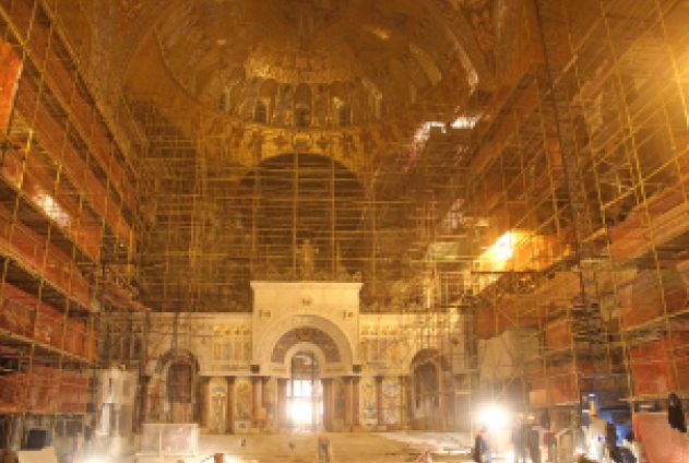 6. Морской собор в Кронштадте Общий вид восточной части в процессе воссоздания 6. Морской собор в Кронштадте Общий вид восточной части в процессе воссоздания