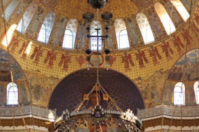 7. Морской собор в Кронштадте Большая алтарная апсида после воссоздания 7. Морской собор в Кронштадте Большая алтарная апсида после воссоздания