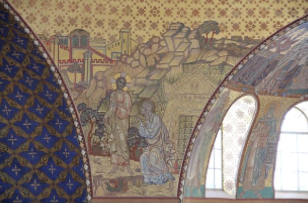 9. Морской собор в Кронштадте Композиция «Христос и Мария Магдалина» после воссоздания 9. Морской собор в Кронштадте Композиция «Христос и Мария Магдалина» после воссоздания