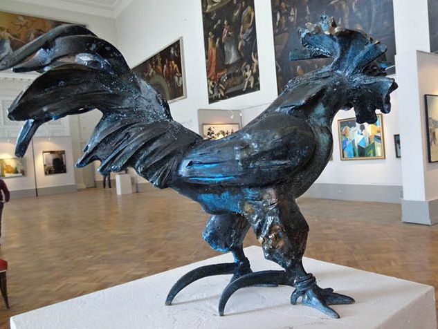 8. П. О. Шевченко. Боец. 2016. Бронза, патина 8. П. О. Шевченко. Боец. 2016. Бронза, патина