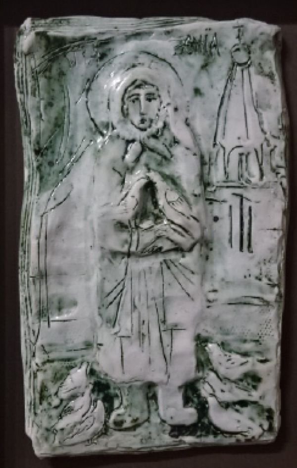 7. Св. блаженная Ксения Петербургская Н. Мухина. Фаянс, оксиды. 2016 7. Св. блаженная Ксения Петербургская Н. Мухина. Фаянс, оксиды. 2016